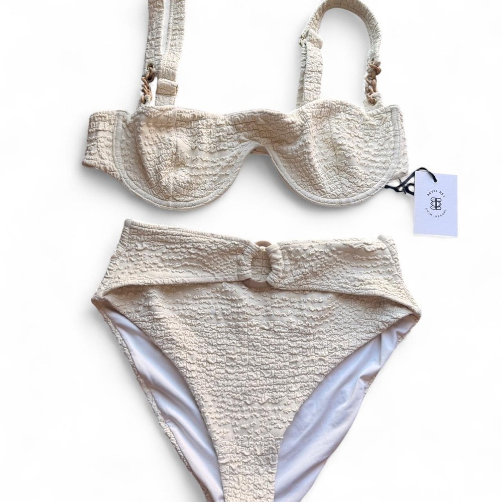 Revel Rey cream‎ bikini set in IVORY